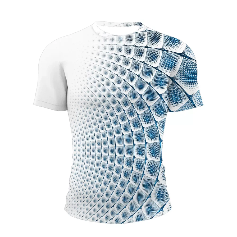 NEW IN 3D redemoinho tridimensional para homem com impressão 3D de verão com gola O, T-shirt engraçada casual diária
NEW IN 3D redemoinho tridimensional para homem com impressão 3D de verão com gola O, T-shirt engraçada casual diária