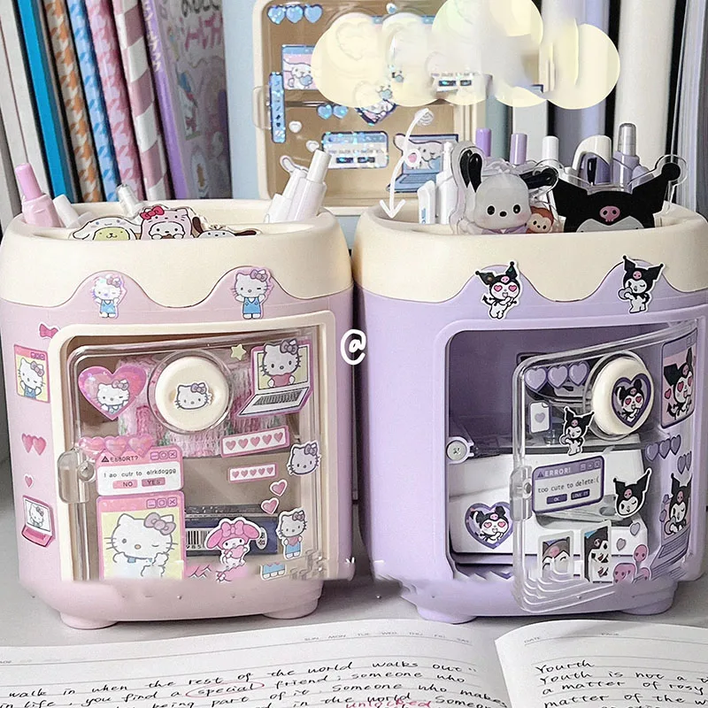 Kawaii Sanrios Pen Holder Hellokitty Kuromi My Melody Cartoon Dalek Desktop Ornament Large-Capacity Neutral Pen Makeup for Girls
Kawaii Sanrios Pen Holder Hellokitty Kuromi My Melody Cartoon Dalek Desktop Ornament Large-Capacity Neutral Pen Makeup for Girls