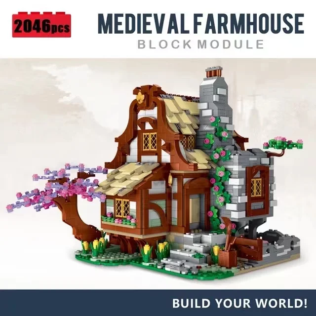 IN STOCK Medieval Farmhouse 2046pcs Street View Exquisite Green Plant Assembly Model Building Blocks Children's Toy Gifts Kids
IN STOCK Medieval Farmhouse 2046pcs Street View Exquisite Green Plant Assembly Model Building Blocks Children's Toy Gifts Kids