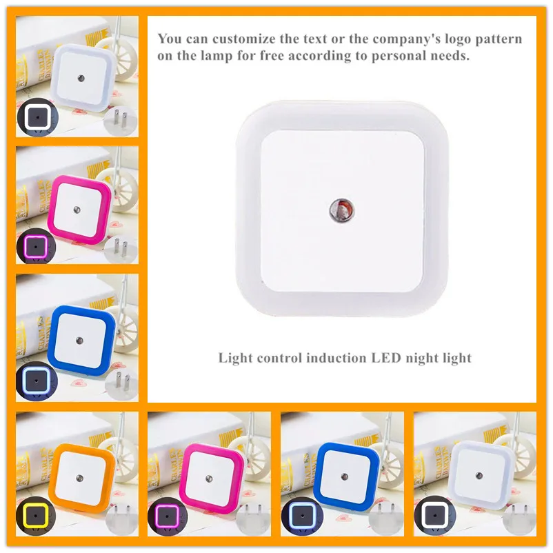Automatic Brightness Adjustment LED Night Light For Baby EU/US 110V 220V Plug in Bedroom Stair Corridor Lighting Customize MX 
Automatic Brightness Adjustment LED Night Light For Baby EU/US 110V 220V Plug in Bedroom Stair Corridor Lighting Customize MX