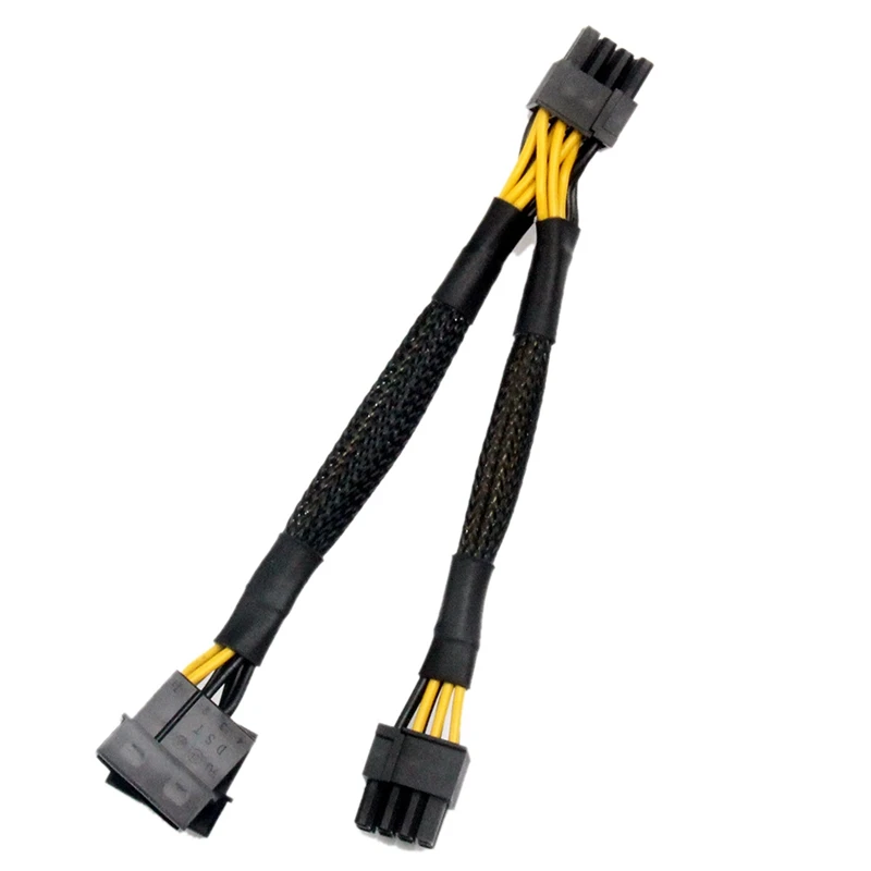 Двойной 4-контактный IDE Molex для графического процессора Dual 8Pin(6 + 2)Pin Кабель питания PCI-E PCI Express Видеокарта адаптер
Двойной 4-контактный IDE Molex для графического процессора Dual 8Pin(6 + 2)Pin Кабель питания PCI-E PCI Express Видеокарта адаптер
