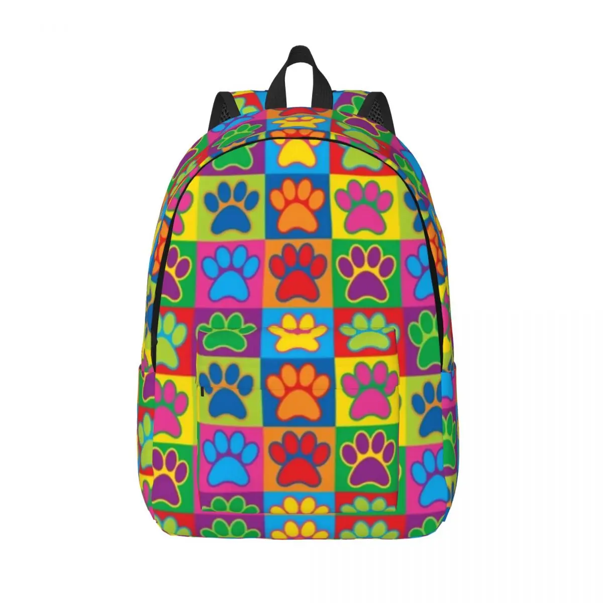 Colorful Dog Paw Canvas Backpacks Pop Art Paws Lightweight Cool Backpack Running Bags
Colorful Dog Paw Canvas Backpacks Pop Art Paws Lightweight Cool Backpack Running Bags