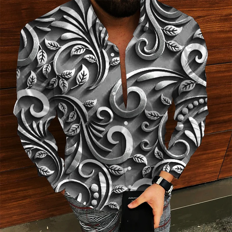 Men's Spring Autumn Casual Business Shirts Everyday Street Shirts Beach 3D Printed Tops
Men's Spring Autumn Casual Business Shirts Everyday Street Shirts Beach 3D Printed Tops