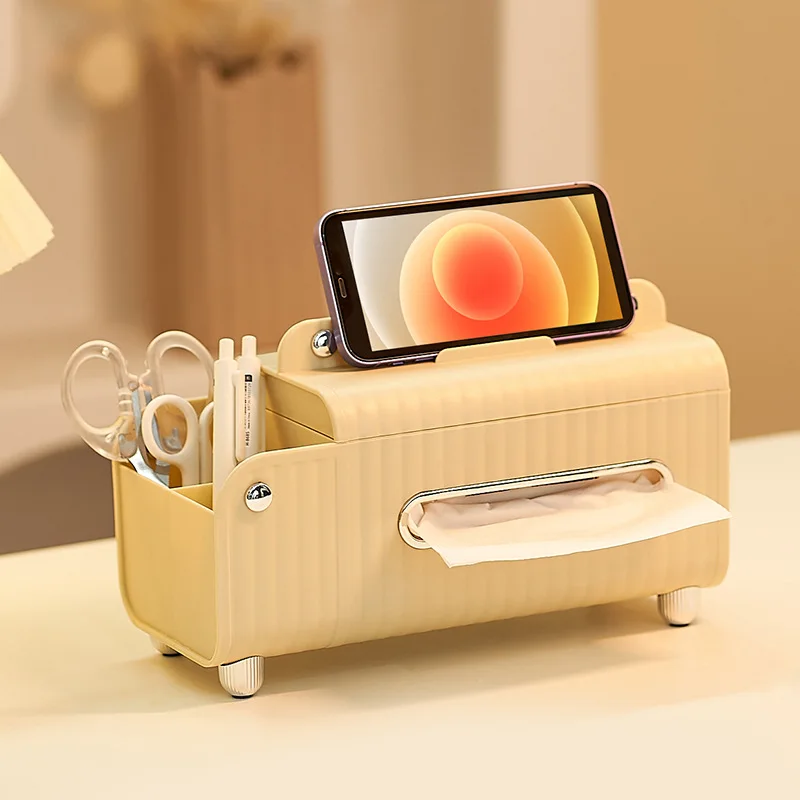 Tissue Boxes Multifunctional Desktop Remote Control Organization Storage Box Pumping Paper Box Home Detachable Tissue Case New
Tissue Boxes Multifunctional Desktop Remote Control Organization Storage Box Pumping Paper Box Home Detachable Tissue Case New