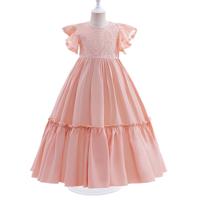 Girl Lace Flower Long Dress Elegant Girls Ruffle Sleeve Clothes 3-8T Kids Bridesmaid Dresses For Wedding Girl Birthday Costume
Girl Lace Flower Long Dress Elegant Girls Ruffle Sleeve Clothes 3-8T Kids Bridesmaid Dresses For Wedding Girl Birthday Costume