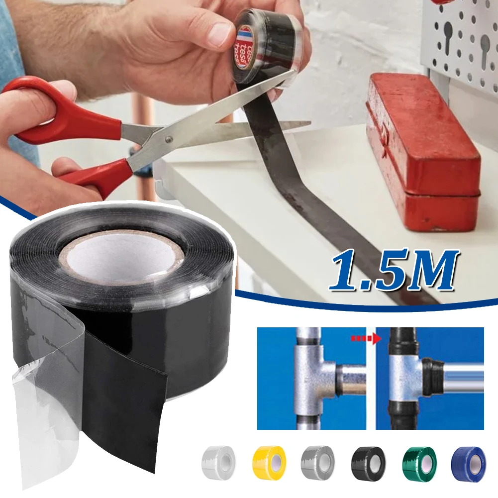 1.5mx2.5cm Waterproof Fiber Tape Super Strong Leaks Seal Repair Tape Adhesive Sealing Tape Tool For Repair Of Water Leakage
1.5mx2.5cm Waterproof Fiber Tape Super Strong Leaks Seal Repair Tape Adhesive Sealing Tape Tool For Repair Of Water Leakage
