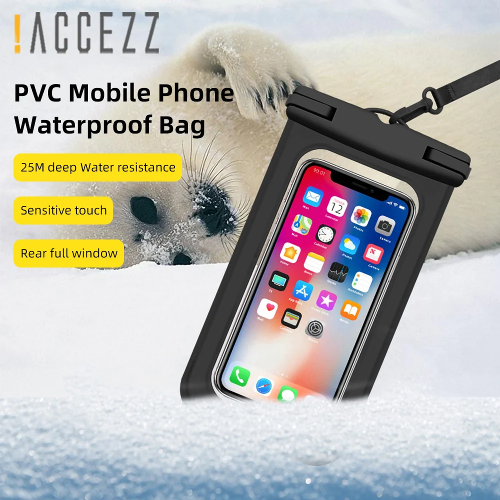 !ACCEZZ 2022 IP68 Mobile Phone Waterproof Bag PVC Swimming Diving Phone Water proof Case For iPhone Under 6.9 Inches Coque Cover
!ACCEZZ 2022 IP68 Mobile Phone Waterproof Bag PVC Swimming Diving Phone Water proof Case For iPhone Under 6.9 Inches Coque Cover