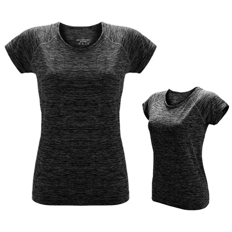 MAIJION Супер быстросохнущая женская футболка с короткими рукавами для