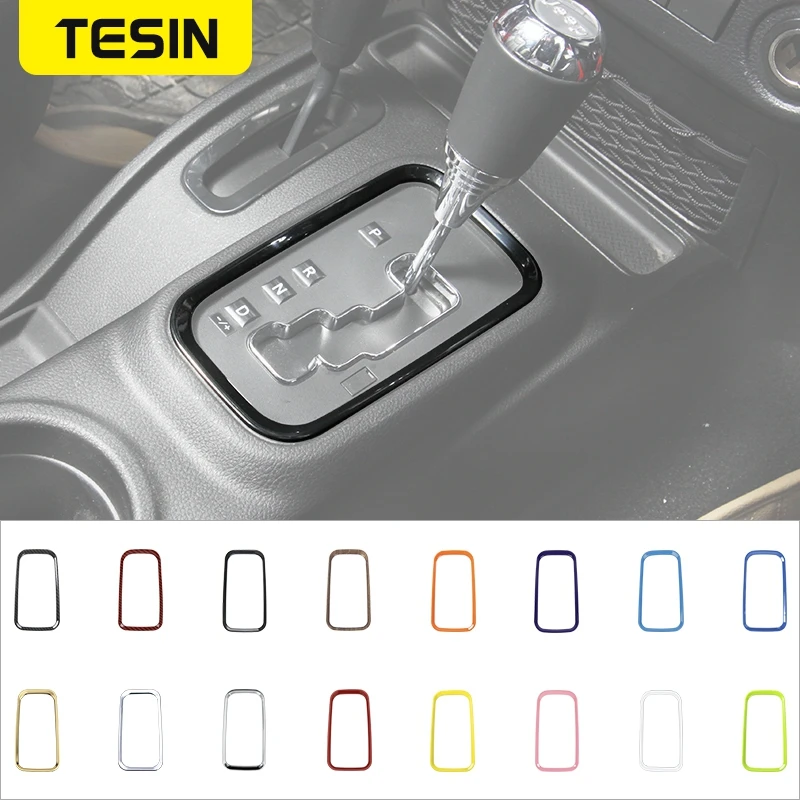 TESIN Car Gear Shift Box Panel Decoration Cover Trim Sticker for Jeep Wrangler JK 2011-2017 ABS Car Styling Interior Accessories
TESIN Car Gear Shift Box Panel Decoration Cover Trim Sticker for Jeep Wrangler JK 2011-2017 ABS Car Styling Interior Accessories