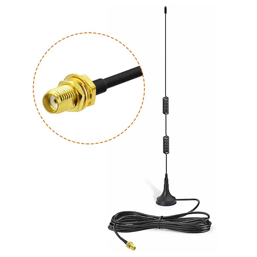 8dBi Dual Band VHF UHF 136-174MHz 400-470MHz Ham Radio Accessories Car Antenna Magnetic Base SMA Female Connector
8dBi Dual Band VHF UHF 136-174MHz 400-470MHz Ham Radio Accessories Car Antenna Magnetic Base SMA Female Connector