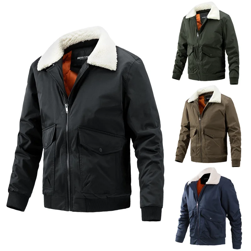 2022 new men's jacket winter lapel thin cotton double-sided coat Korean version slim young men's top
2022 new men's jacket winter lapel thin cotton double-sided coat Korean version slim young men's top
