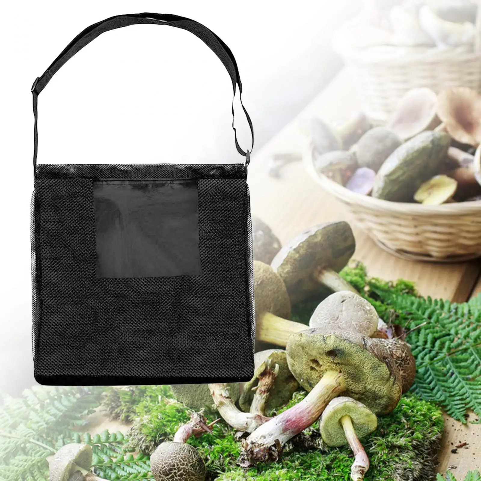 Reusable Grocery Bag Polyester 16.93"x16.93" Harvesting Shoulder Bag for Hiking, Adventure Fanatics Mushroom Decor Lovers Gift
Reusable Grocery Bag Polyester 16.93"x16.93" Harvesting Shoulder Bag for Hiking, Adventure Fanatics Mushroom Decor Lovers Gift