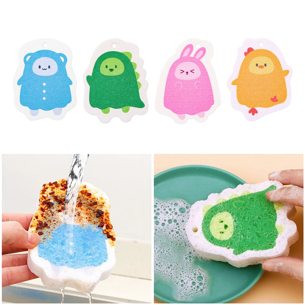 1x Creative Non-stick Compressed Wood Pulp Sponge Cartoon Dish Cloths Oil Remove Dishwashing Sponge Kitchen Cleaning Tools
1x Creative Non-stick Compressed Wood Pulp Sponge Cartoon Dish Cloths Oil Remove Dishwashing Sponge Kitchen Cleaning Tools
