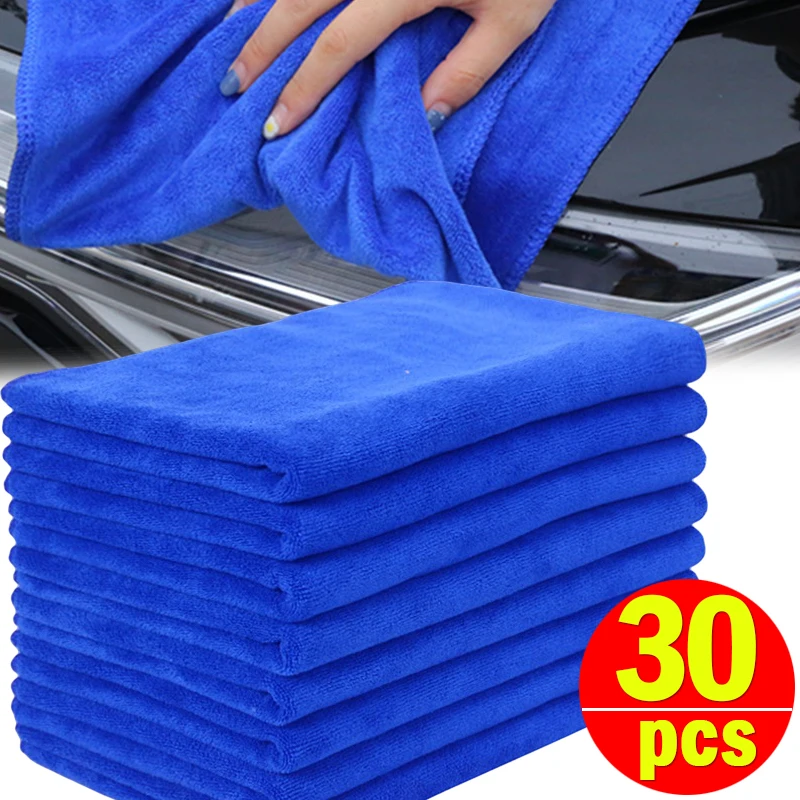 10/30Pcs Car Wash Microfiber Towels Blue Soft Drying Cloth Hemming Wash Towel Water Suction Polishing Duster Car Cleaning Tools
10/30Pcs Car Wash Microfiber Towels Blue Soft Drying Cloth Hemming Wash Towel Water Suction Polishing Duster Car Cleaning Tools
