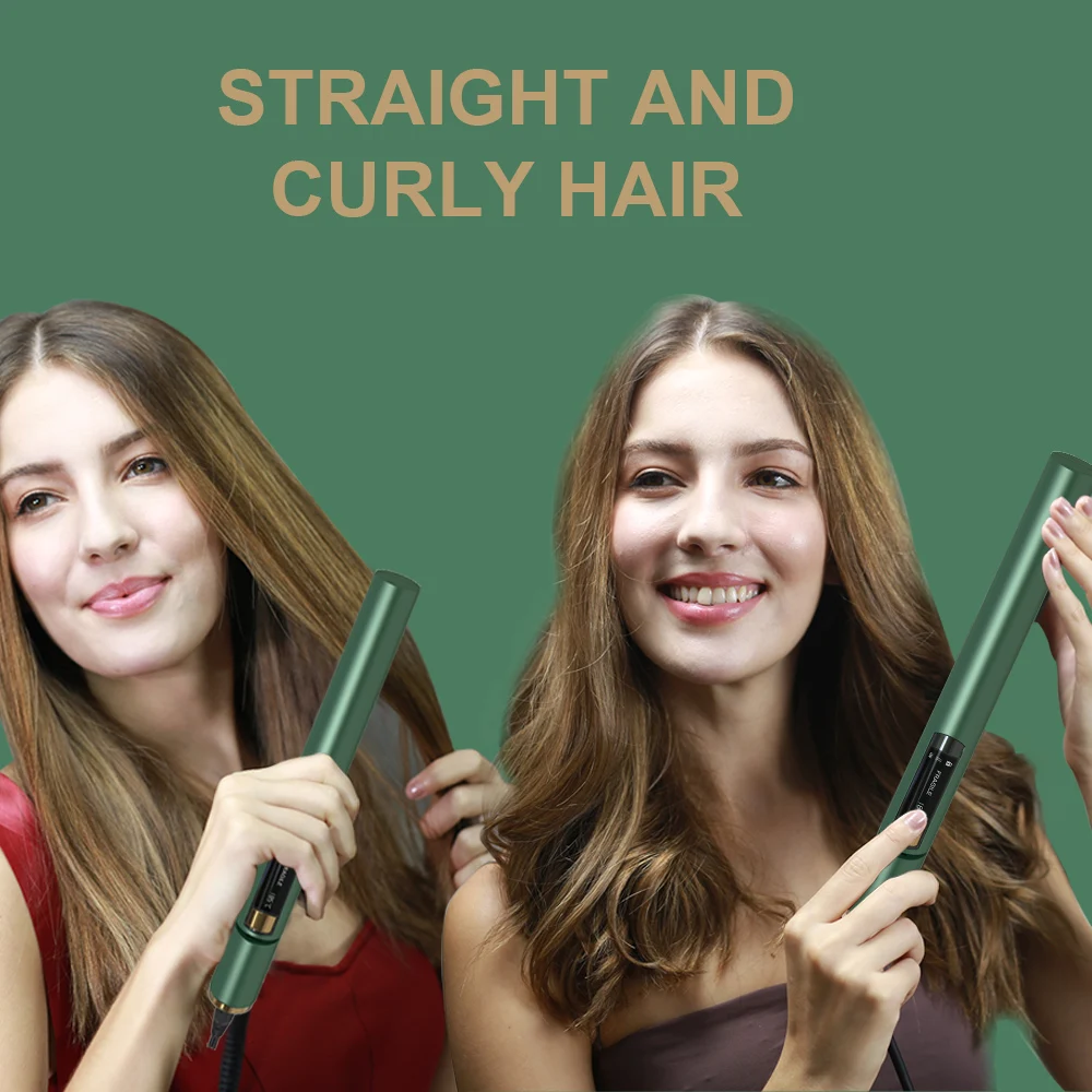 ULELAY 2-in-1LED Hair Straightener Flat Iron&Straightener and Curler for All Hairstyles&15s Fast Heating, Temperature Memory
ULELAY 2-in-1LED Hair Straightener Flat Iron&Straightener and Curler for All Hairstyles&15s Fast Heating, Temperature Memory
