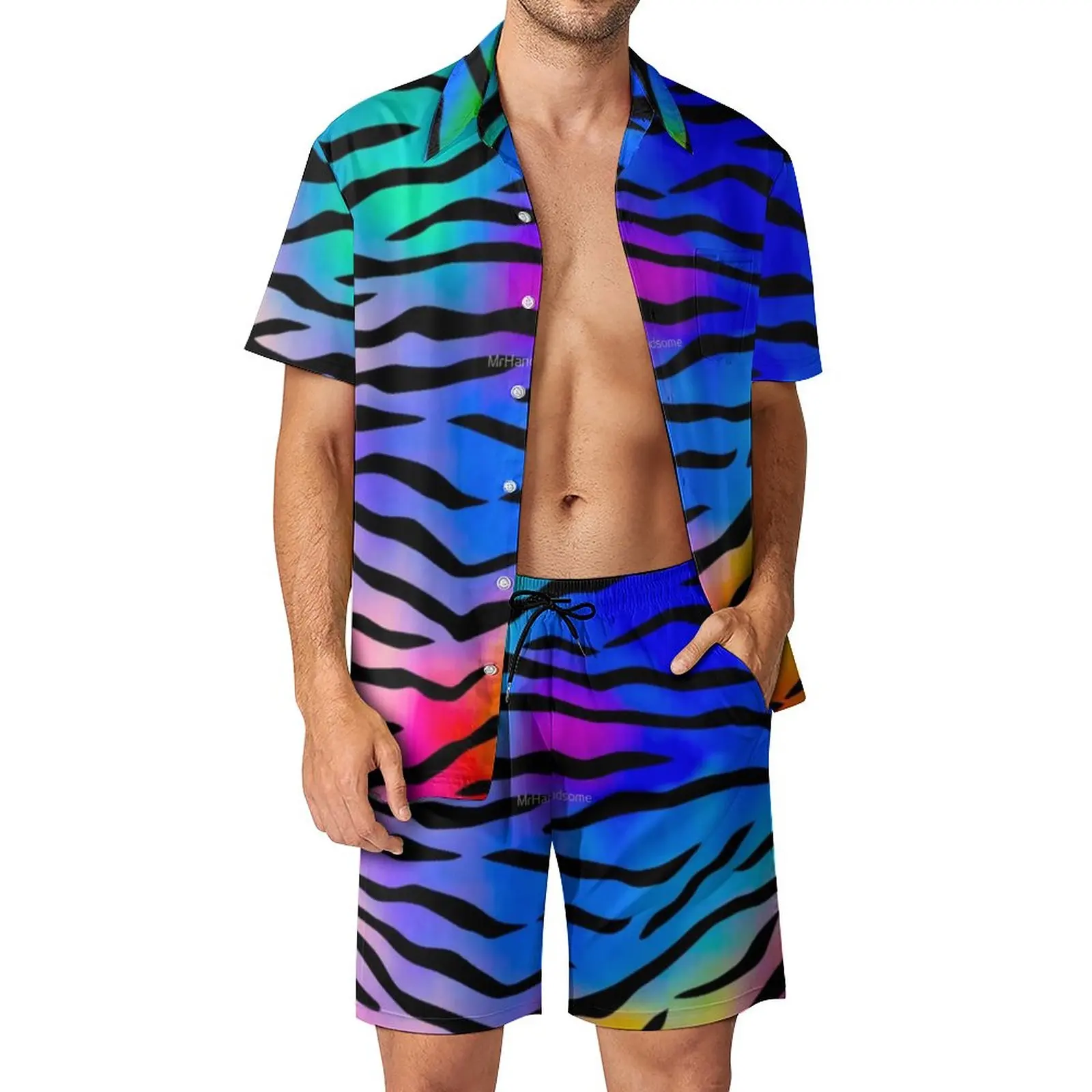 Tiger Stripes Men Sets Abstract Line Print Casual Shorts Summer Fashion Beachwear Shirt Set Short-Sleeve Oversized Suit Gift
Tiger Stripes Men Sets Abstract Line Print Casual Shorts Summer Fashion Beachwear Shirt Set Short-Sleeve Oversized Suit Gift