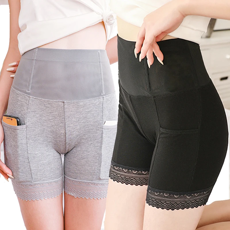 Women's Underwear Cotton Safety Pants Anti-theft Shorts with Pocket Pants Breathable Underwear Women Safety Lace Pants Plus Size
Women's Underwear Cotton Safety Pants Anti-theft Shorts with Pocket Pants Breathable Underwear Women Safety Lace Pants Plus Size