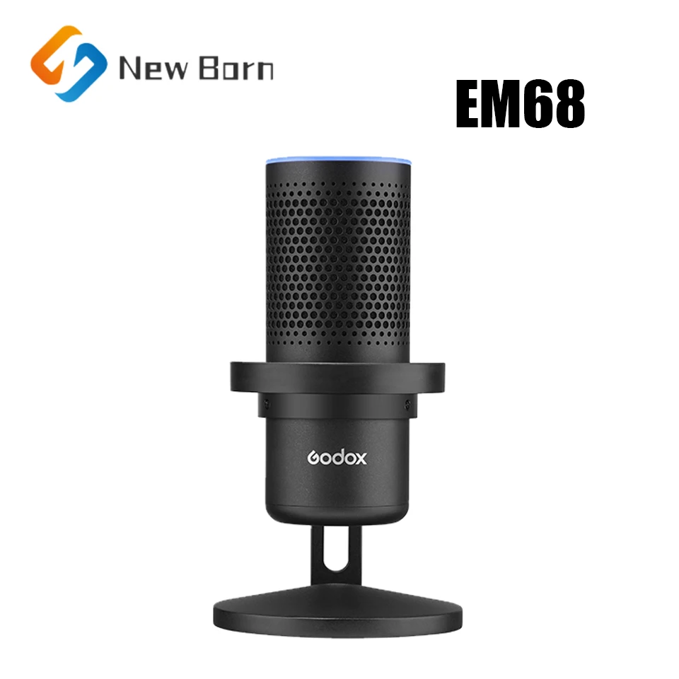 Godox EM68 RGB Gaming Cardioid Pickup Microphone Mobile Computer Live Game Noise-canceling Microphone Accessories
Godox EM68 RGB Gaming Cardioid Pickup Microphone Mobile Computer Live Game Noise-canceling Microphone Accessories