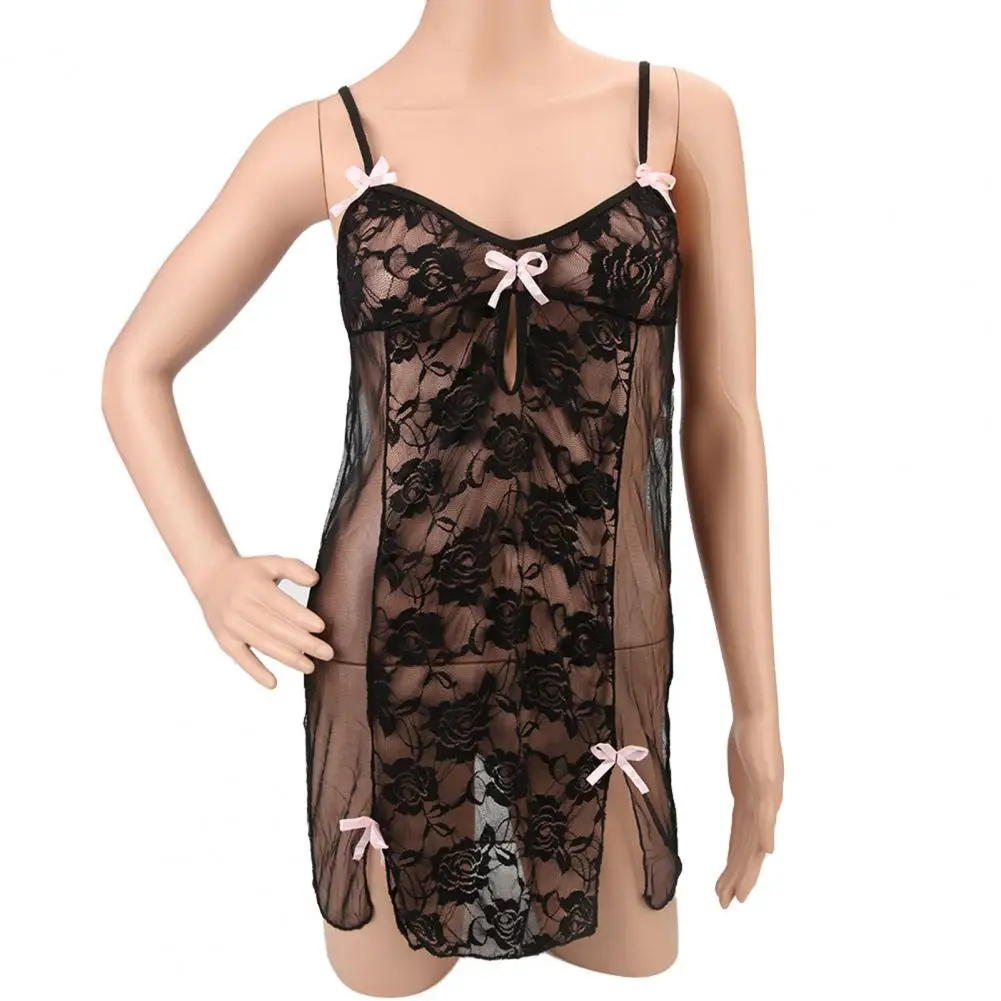 Short Sleep Dress V Neck Sleeveless Lace Patchwork Pajamas Dress Sleeping Clothes
Short Sleep Dress V Neck Sleeveless Lace Patchwork Pajamas Dress Sleeping Clothes