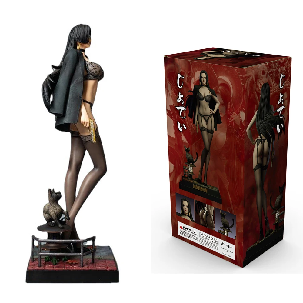 50CM One Piece Sexy Pirate Queen Snake Figurine GK Boa Hancock Black Suit Action Figure PVC Anime Collect Statue Doll Gift Toys
50CM One Piece Sexy Pirate Queen Snake Figurine GK Boa Hancock Black Suit Action Figure PVC Anime Collect Statue Doll Gift Toys