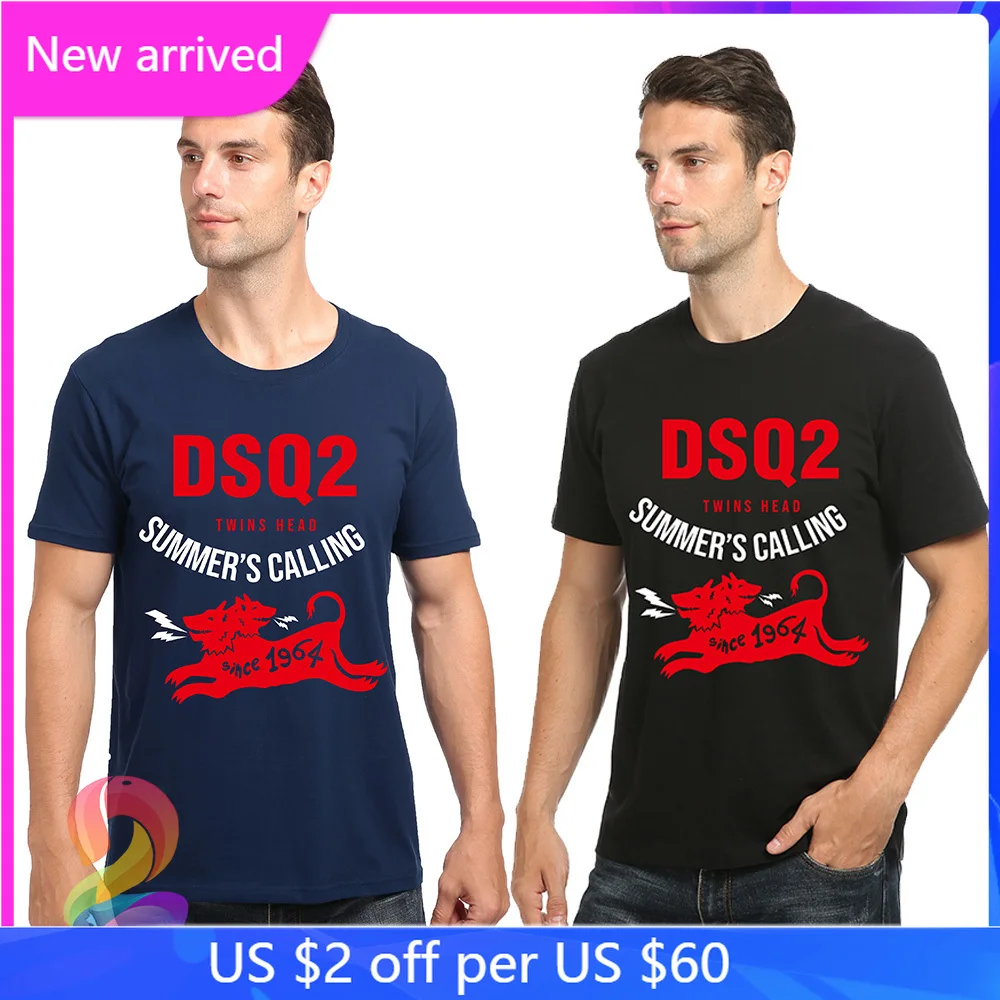 High Street Fashion T-Shirt Men Women Cotton Crew Neck Print Top Tees Oversized Hip-Hop DSQ2 TShirts
High Street Fashion T-Shirt Men Women Cotton Crew Neck Print Top Tees Oversized Hip-Hop DSQ2 TShirts