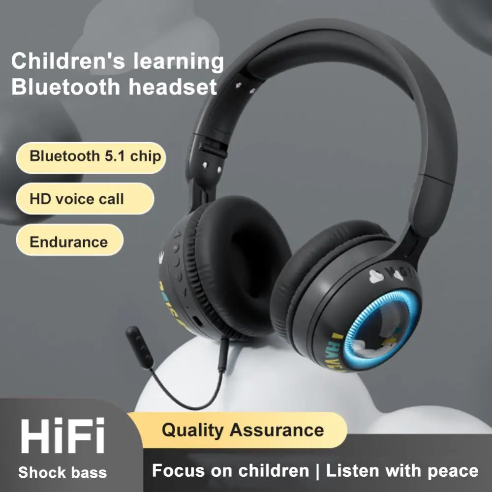 Support Tf Card Wireless Headphone Stereo Children Bluetooth Earphones Gamer Gift Hifi Sound For Kid Girl Gift Bluetooth Headset
Support Tf Card Wireless Headphone Stereo Children Bluetooth Earphones Gamer Gift Hifi Sound For Kid Girl Gift Bluetooth Headset