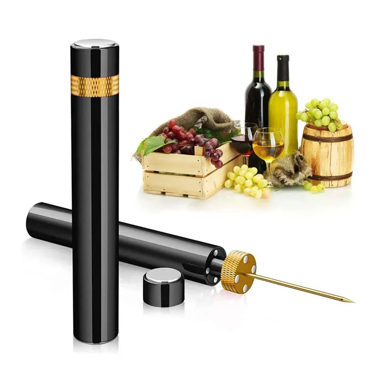 Wine Bottle Opener Portable Bar Tool Air Pump Wine Corkscrew Stainless Steel Pin Wine Opener Kitchen Gadgets Wine Accessories 
Wine Bottle Opener Portable Bar Tool Air Pump Wine Corkscrew Stainless Steel Pin Wine Opener Kitchen Gadgets Wine Accessories
