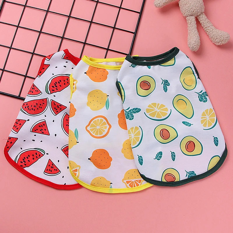 Pet Clothes Dog Clothes Summer Cool Fruit Vest Dog Clothes Cat Clothes Breathable
Pet Clothes Dog Clothes Summer Cool Fruit Vest Dog Clothes Cat Clothes Breathable