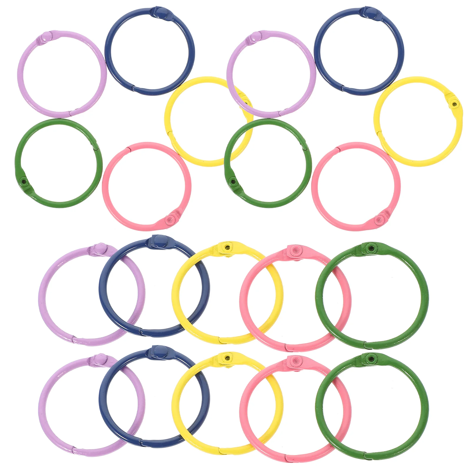 50pcs Binder Rings Loose Leaf Binder Ring Metal Book Rings Round Ring for Calendar Diy
50pcs Binder Rings Loose Leaf Binder Ring Metal Book Rings Round Ring for Calendar Diy
