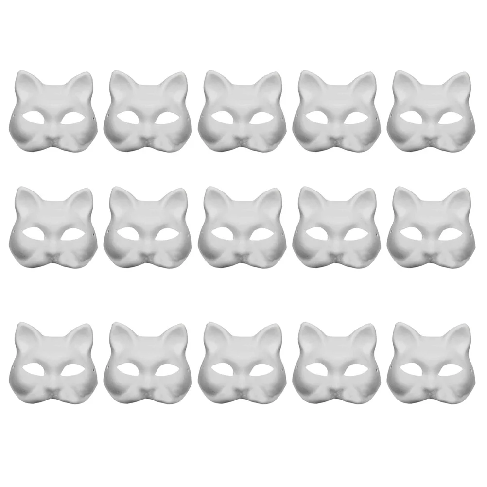 15 Pcs Costumes Men Fox Cosplaymask Japandi Decor Paintable Masks Baby Clothes Blank Hand Painted Masks Makeup Pulp Blank Mask
15 Pcs Costumes Men Fox Cosplaymask Japandi Decor Paintable Masks Baby Clothes Blank Hand Painted Masks Makeup Pulp Blank Mask