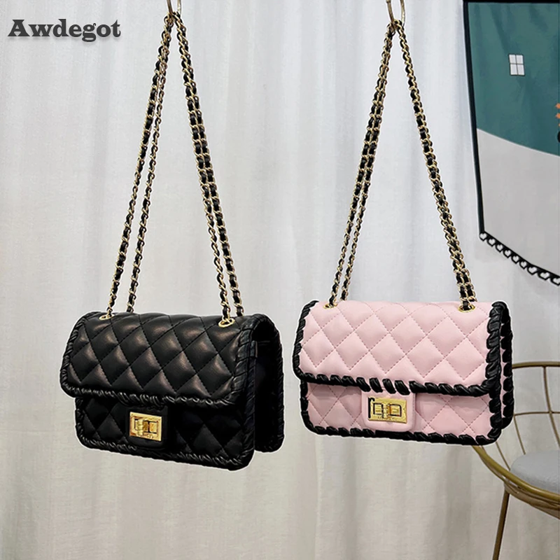 Women's Panelled Color Crossbody Chain Bag 2022 Trend Spring Small Shoulder Purse Pink PU Handbags Female Quilted Plaided Tote
Women's Panelled Color Crossbody Chain Bag 2022 Trend Spring Small Shoulder Purse Pink PU Handbags Female Quilted Plaided Tote