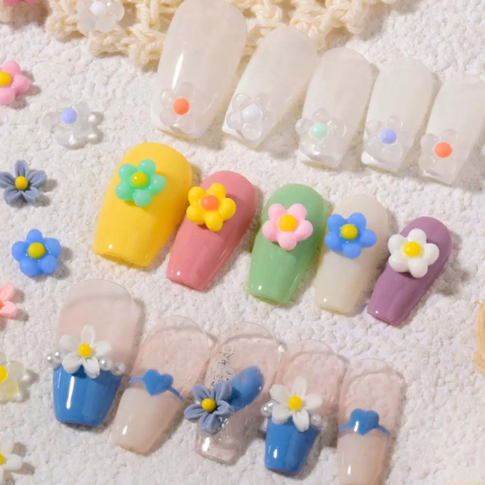 50 Mixed 3D Three-Dimensional Small Flower Nail Art Decoration New Mixed Color Resin Five-Petal Flower Design Nail Accessories
50 Mixed 3D Three-Dimensional Small Flower Nail Art Decoration New Mixed Color Resin Five-Petal Flower Design Nail Accessories