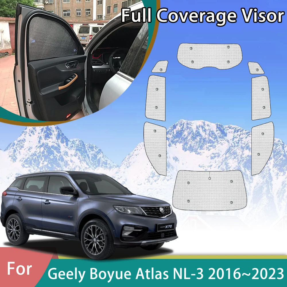 Car Sunshades For Geely Boyue Atlas NL-3 2016~2023 2017 Auto Accessories Stickers Parasol Sun Protection Window Curtains Visor 
Car Sunshades For Geely Boyue Atlas NL-3 2016~2023 2017 Auto Accessories Stickers Parasol Sun Protection Window Curtains Visor
