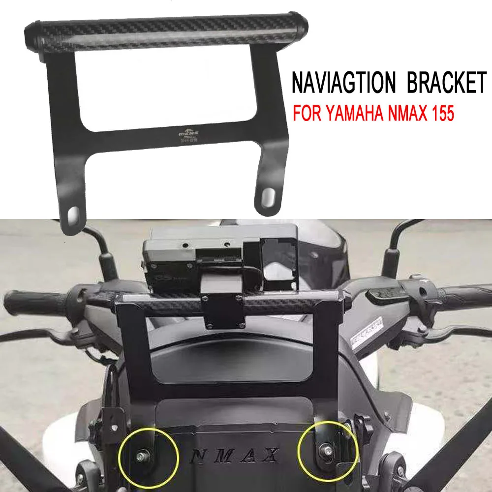 

Motorcycle Front Phone Stand Holder Smartphone Phone GPS Navigaton Plate Bracket For N-MAX Nmax 155 Nmax155