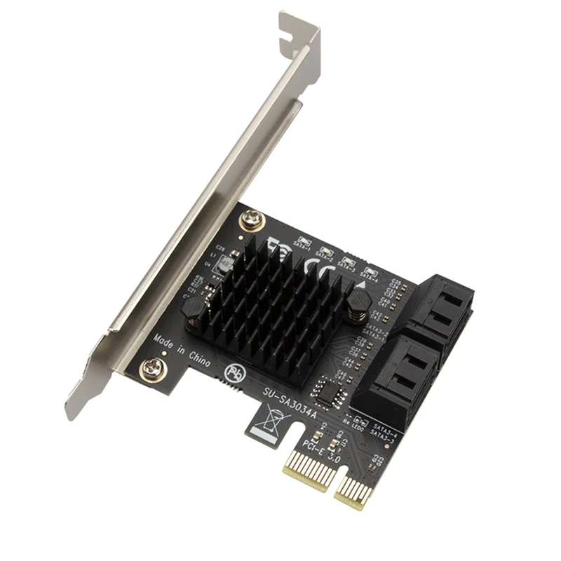 PCIE 4 порта к SATA карта PCI-E 4X карты PCI Express к SATA 3,0 SATA III 6 Гбит/с PCIE X4 SSD Расширенный адаптер карта IPFS
PCIE 4 порта к SATA карта PCI-E 4X карты PCI Express к SATA 3,0 SATA III 6 Гбит/с PCIE X4 SSD Расширенный адаптер карта IPFS