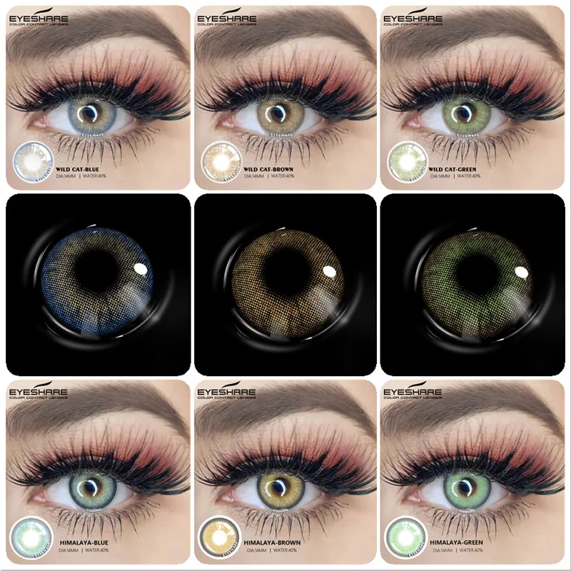 EYESHARE 2pcs Natural Eye Lenses Colored Contact Lenses for Eyes Cosmetic Contact Lens Eye Color Lens Yearly Use Makeup for Eyes
EYESHARE 2pcs Natural Eye Lenses Colored Contact Lenses for Eyes Cosmetic Contact Lens Eye Color Lens Yearly Use Makeup for Eyes