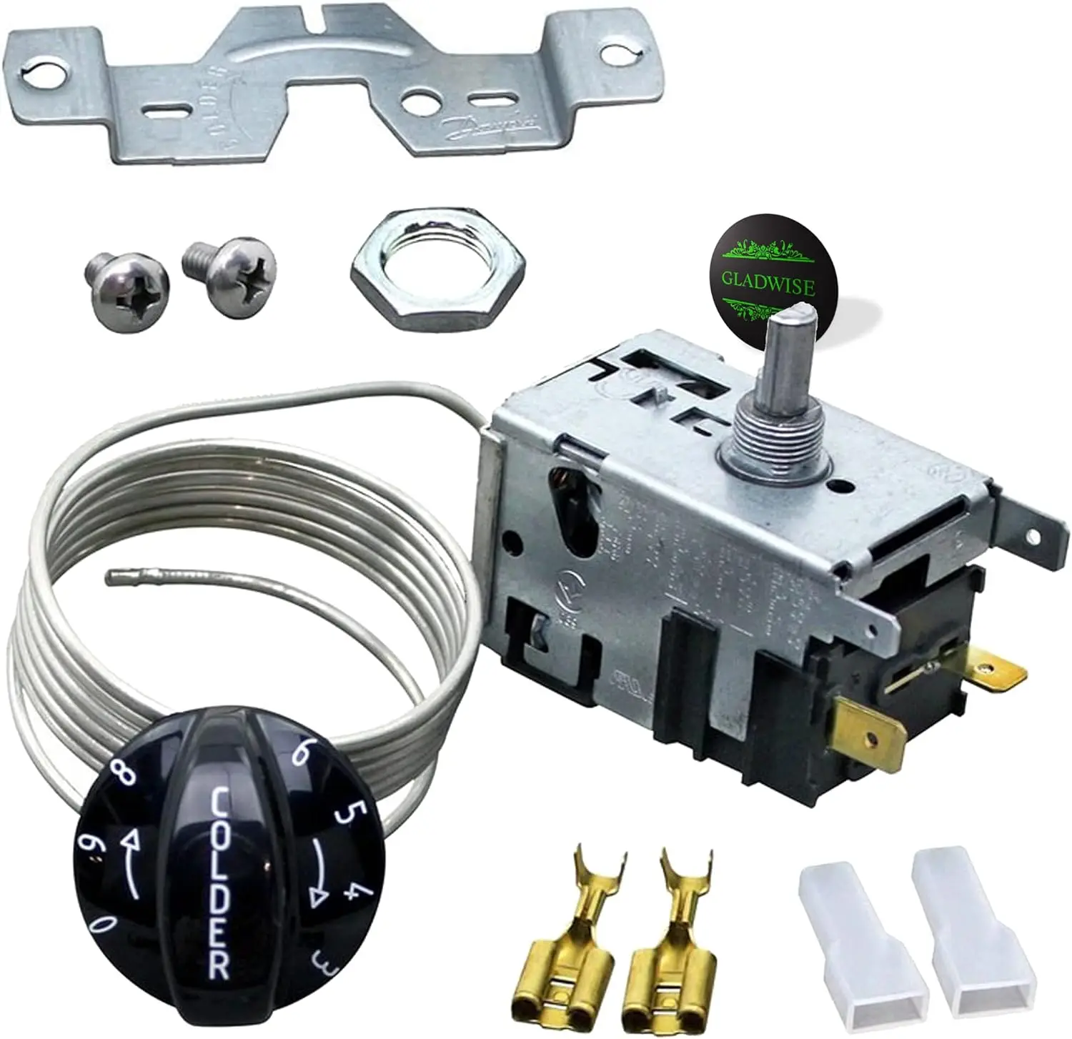 Temperature Control Kit - True 959268, 988294, GE3ART55VAA3 Refrigerator Parts Thermostat. Genuine OEM Part with Sticker
Temperature Control Kit - True 959268, 988294, GE3ART55VAA3 Refrigerator Parts Thermostat. Genuine OEM Part with Sticker