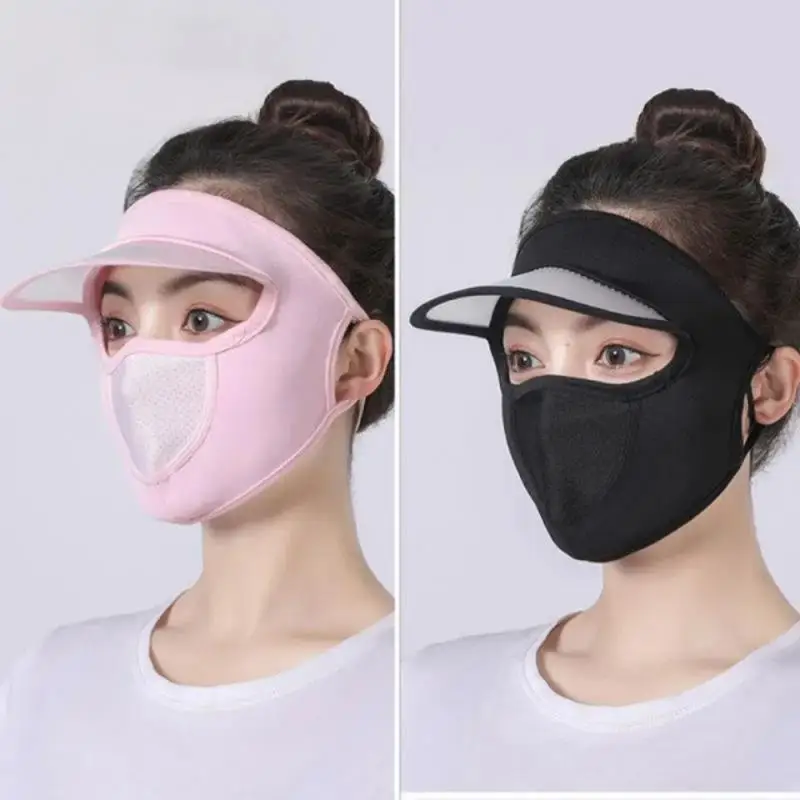 With Sun Hat Sunscreen Full Face Mask 1pcs Summer Uv Protection Riding Mask Ice Silk Full Face Mask Cycling Outdoor
With Sun Hat Sunscreen Full Face Mask 1pcs Summer Uv Protection Riding Mask Ice Silk Full Face Mask Cycling Outdoor