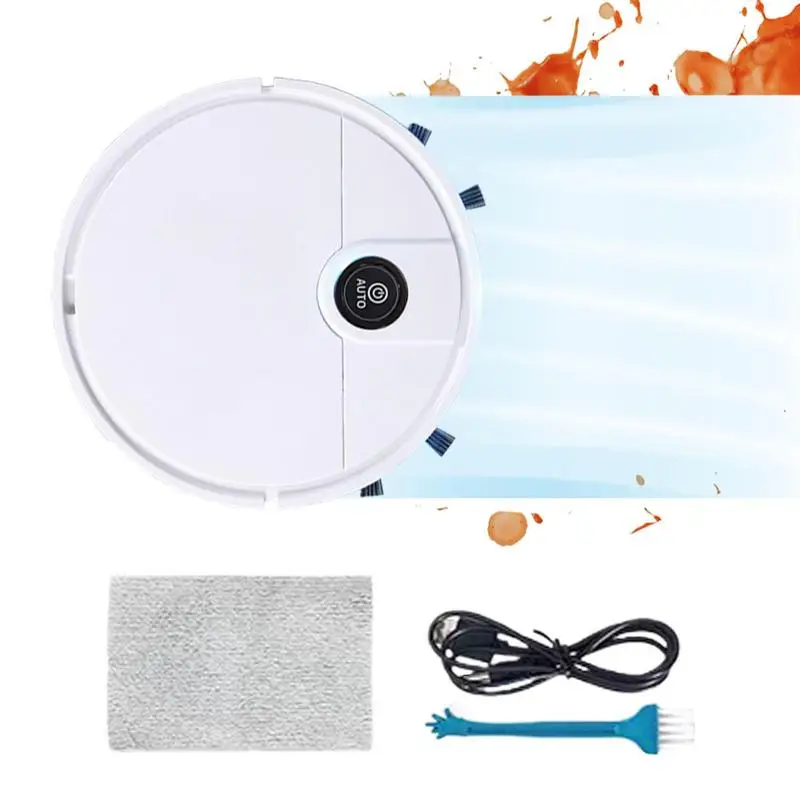 

Sweeping Robot Mop 3 In 1 Sweeping And Mopping Robot Mute Intelligent Ultra-thin Auto Sweeping Robot Broom 1500mAh For Home