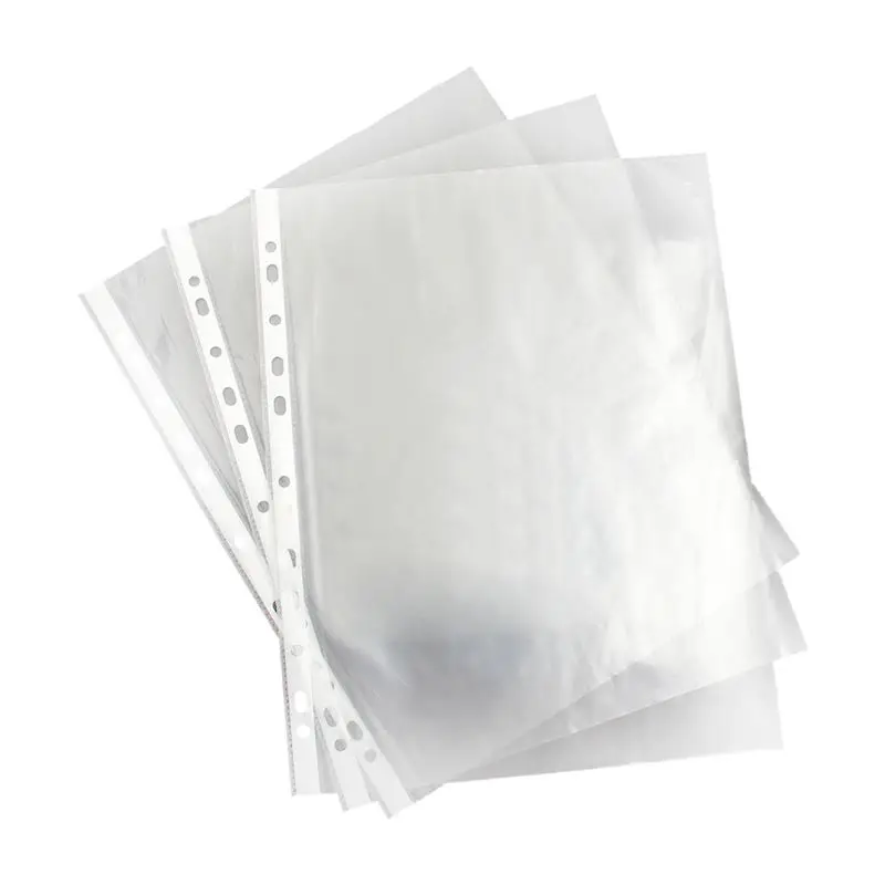 A4 Clear Plastic Punched Pockets Folders Filing Wallets Sleeves Wallets UKType:100 pieces
A4 Clear Plastic Punched Pockets Folders Filing Wallets Sleeves Wallets UKType:100 pieces
