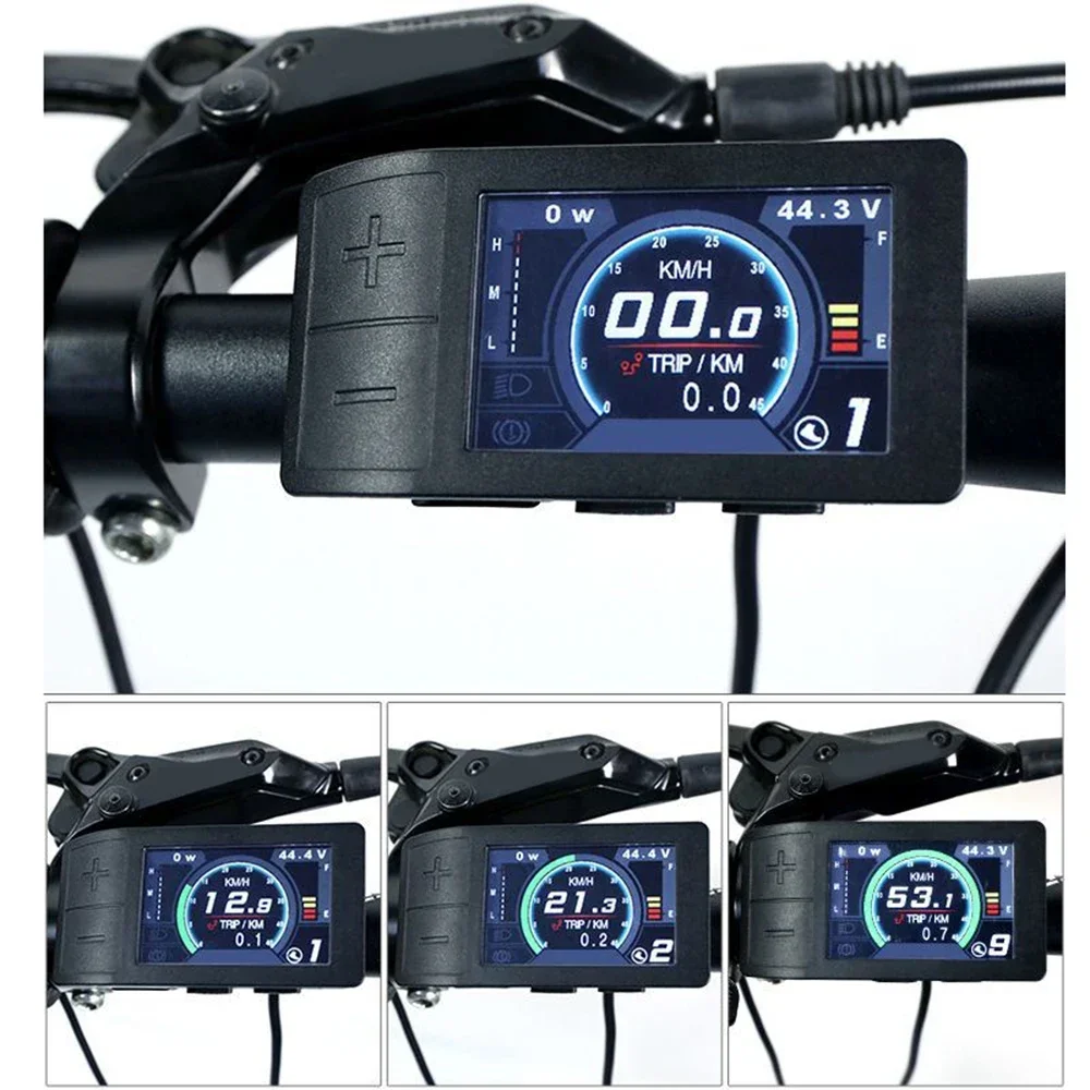 Для Bafang Ebike UART Дисплей времени езды 2 2-дюймовый IPS-экран Регулируемая яркость