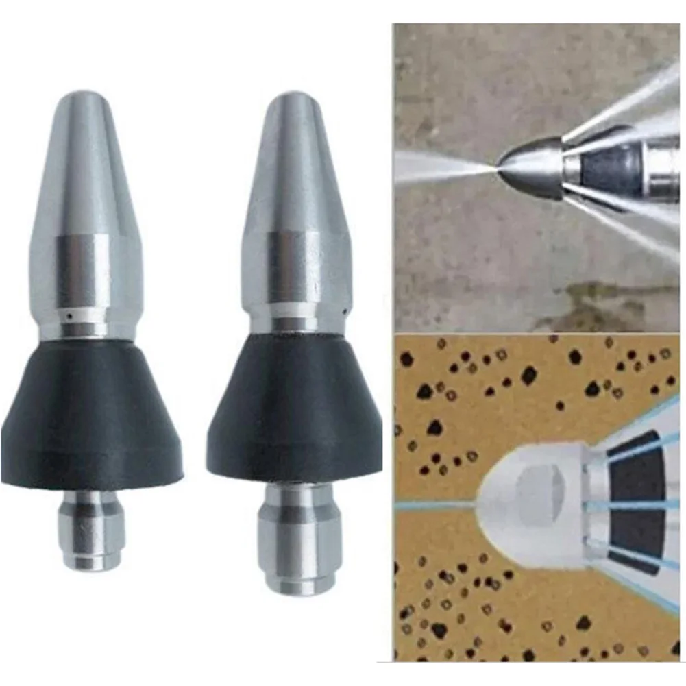 5000psi High Pressure Pipe Dredging Cleaning Nozzle Washer Sewer 6 Jet Nozzle Washing Machine Drain Cleaning Home Accesories
5000psi High Pressure Pipe Dredging Cleaning Nozzle Washer Sewer 6 Jet Nozzle Washing Machine Drain Cleaning Home Accesories