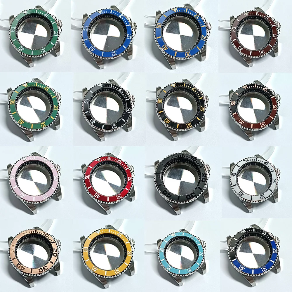 40.5mm case GMT case have Chapter Ring stainless steel case fit NH34 NH35 NH36 movement case Sapphire Crystal Glass case
40.5mm case GMT case have Chapter Ring stainless steel case fit NH34 NH35 NH36 movement case Sapphire Crystal Glass case