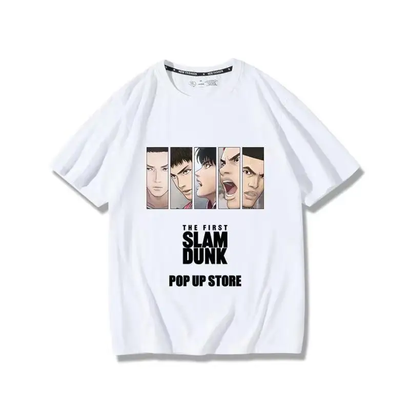 Anime Cotton Men T Shirt Slam Dunk Luxury Brand Tops Summer Clothing Fashion Basketball Tee Oversized Short Sleeve Free Shiping
Anime Cotton Men T Shirt Slam Dunk Luxury Brand Tops Summer Clothing Fashion Basketball Tee Oversized Short Sleeve Free Shiping