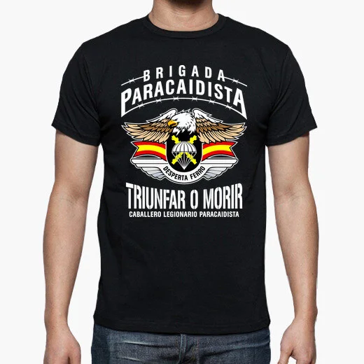 Kaus Brigade Penerjun Payung Legiun Spanyol. Kaus Pria Lengan Pendek Leher-o Katun Musim Panas Baru S-3XL
Kaus Brigade Penerjun Payung Legiun Spanyol. Kaus Pria Lengan Pendek Leher-o Katun Musim Panas Baru S-3XL