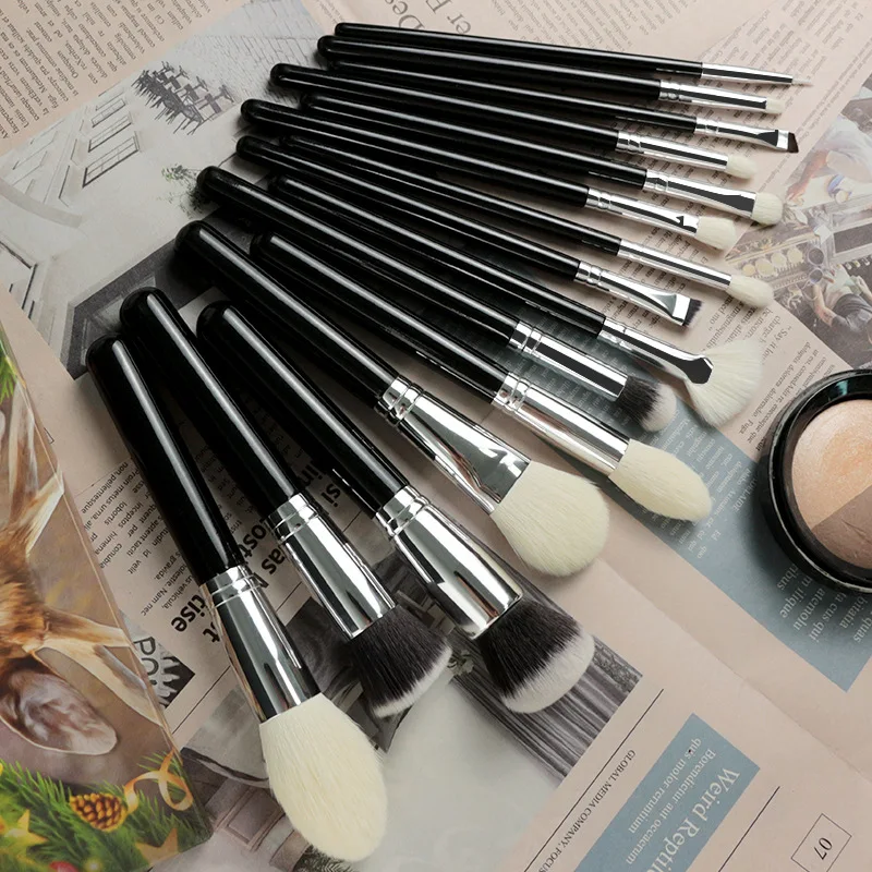 

15PCS Makeup Brush Set Eyeshadow Blending Foundation Powder Eyebrow Brush Double Head Brush Beauty Make Up Kits