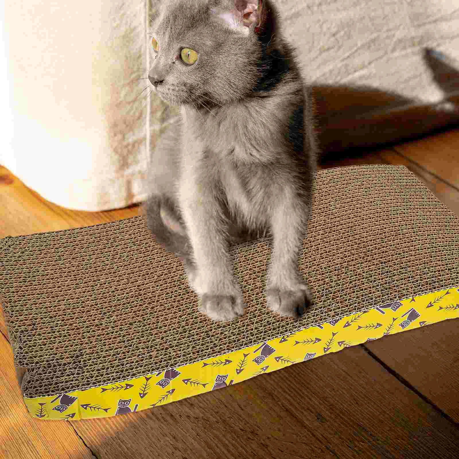 Cat Scratcher Scratching Board Pad Kitten Scratch Cardboard Reusable Floor Bedmat Room Household Resistantreplaceable Funny
Cat Scratcher Scratching Board Pad Kitten Scratch Cardboard Reusable Floor Bedmat Room Household Resistantreplaceable Funny