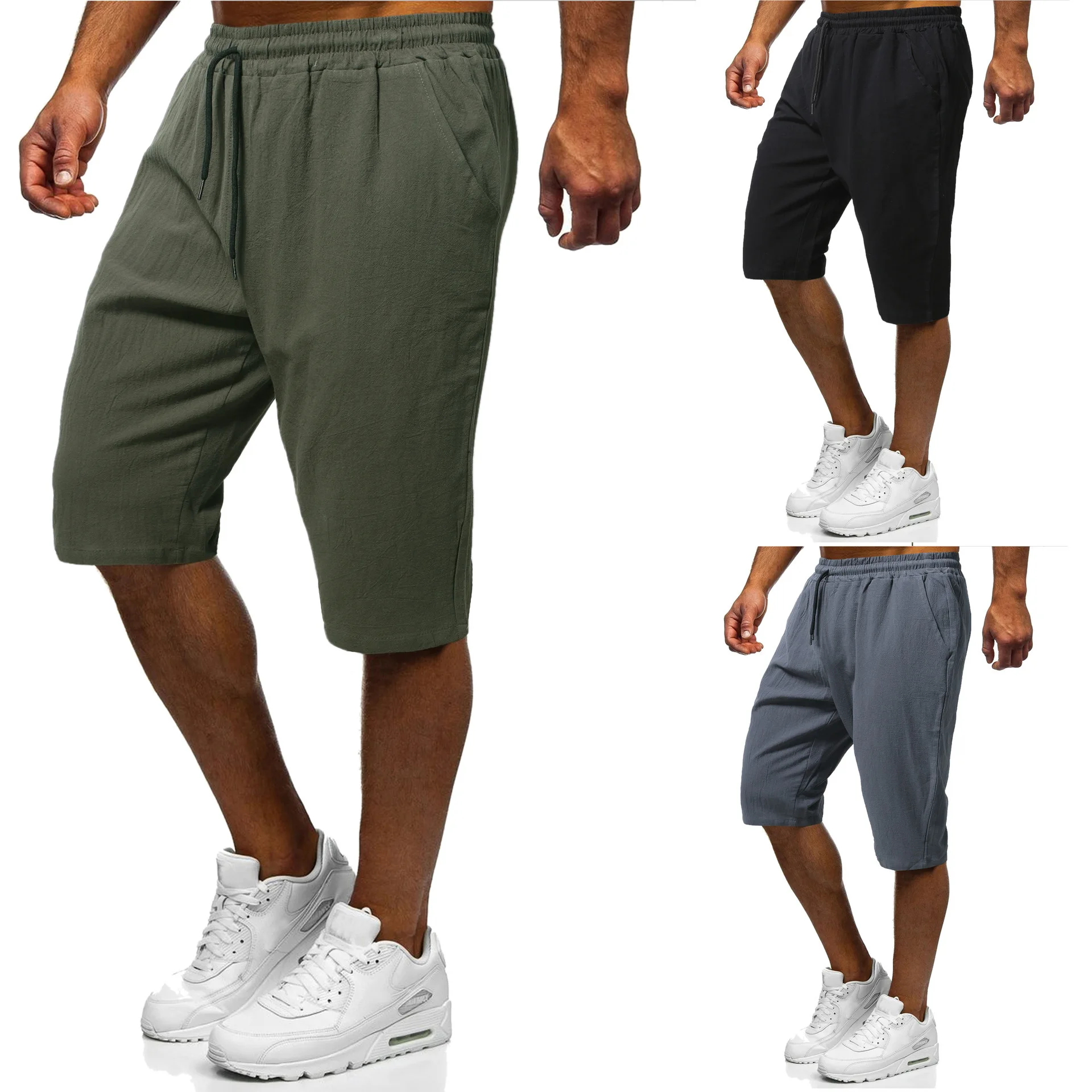 2022 summer new solid color shorts youth Chinese style casual cotton and linen sports pants men running shorts
2022 summer new solid color shorts youth Chinese style casual cotton and linen sports pants men running shorts
