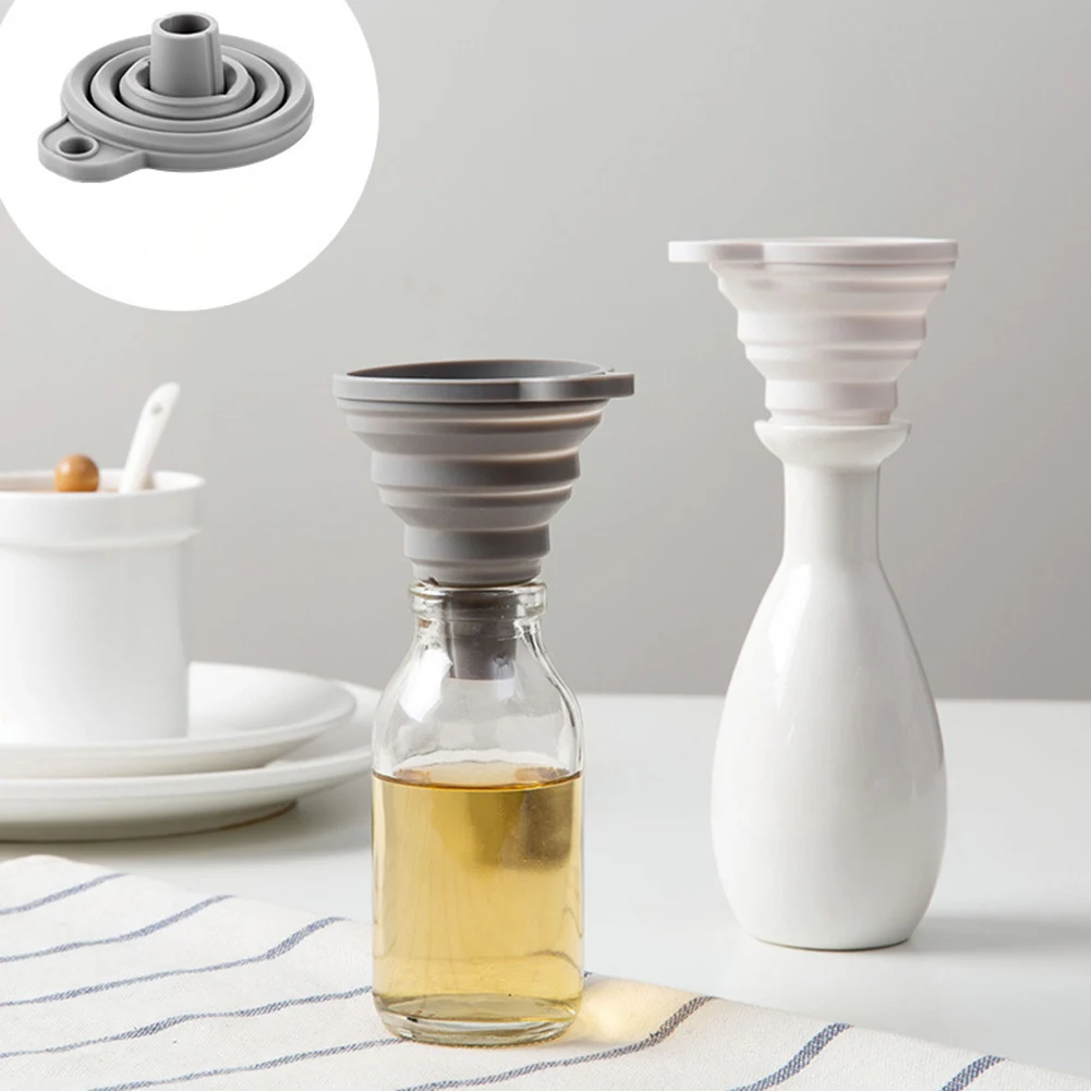 1PCS New Portable Silicone Folding Funnels Mini Collapsible Funnel Folding Funnels Liquid Dispensing Funnel Hopper Kitchen Tools
1PCS New Portable Silicone Folding Funnels Mini Collapsible Funnel Folding Funnels Liquid Dispensing Funnel Hopper Kitchen Tools