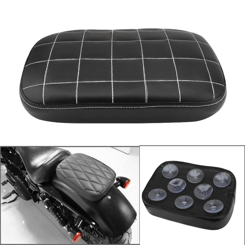 Motorcycle Suction Seat Rear Passenger Universal Cushion Pillion Pad For Harley Cruiser Chopper Dyna Sportster Softail Touring 
Motorcycle Suction Seat Rear Passenger Universal Cushion Pillion Pad For Harley Cruiser Chopper Dyna Sportster Softail Touring